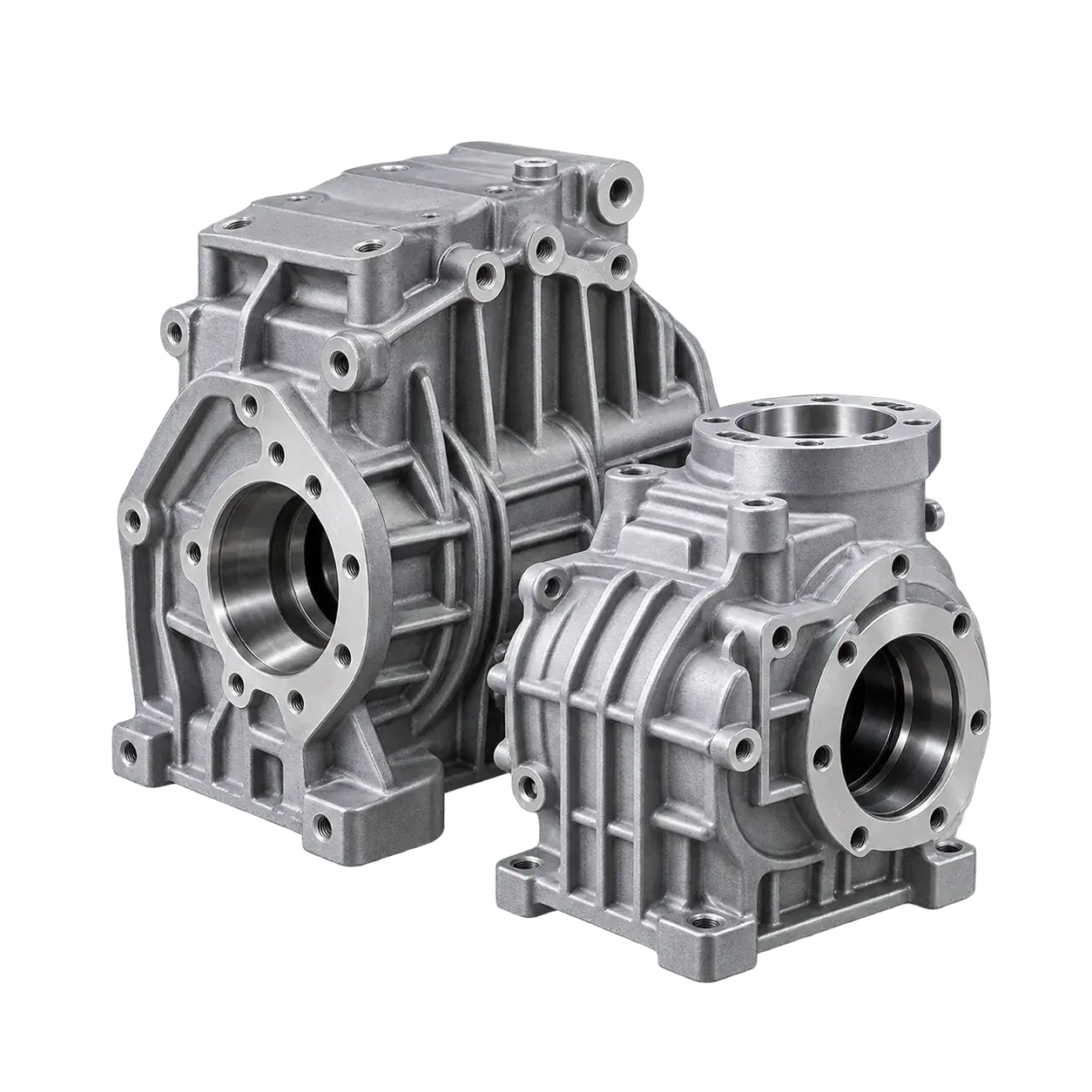 Cast housings and structural parts